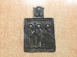 Плашка 3 Святых Николай и др.