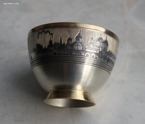 Редкая стопка "Великий Устюг" Северная чернь, 1968 г.