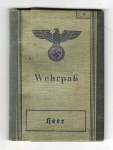 Военный билет (Wehrpass) 3-го образца