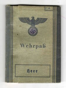 Военный билет (Wehrpass) 3-го образца