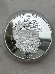 2000 Шиллингов 2001 год Уганда, Иллюзия Дух гор