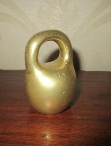 Гирька 1 фунт 1907 Мастерская Бр. Костиковых