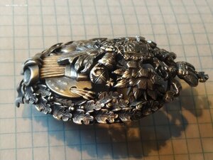 Императорская Академия Художеств. Серебро. Наборный венок.