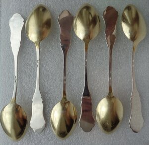 Ложки чайные Серебро