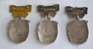 КОМПЛЕКТ ОРДЕНОВ МАТЕРИНСКАЯ СЛАВА 3-х степеней ОТЛИЧНЫЕ