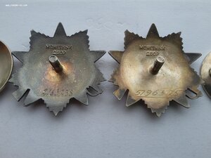 Нахимов 9107, ОВ 2 ст 2 шт, Япония 2 на супругов подводников