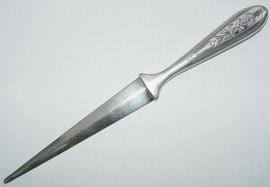 Нож для вскрытия писем. 925. Чернь