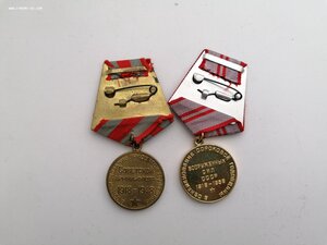 Медали 30 лет СА и флота, 40 лет ВС СССР