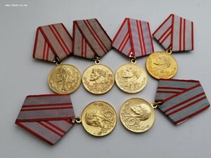 6 медалей 40 лет ВС СССР 1