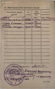 ОВ 1ст. № 313.800 в люксе. Ударный штурмовой отряд 53 армии