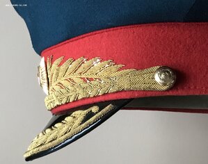 Фуражка генерала парадная, образца 1955 г, ЦЭПК шитьё золото