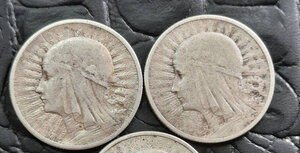 Ассорти монет прибалтика и польша - серебро и прочее