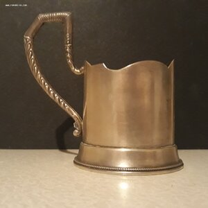 Подстаканник. Серебро 875 проба. Ранние"Советы". Москва