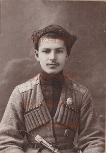 КАЗАК молодой, подхорунжий, Знак Кубанское Казачье войско
