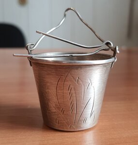Серебреное ситечко для заваривания чая 875