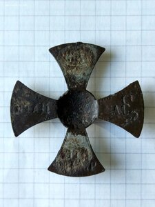 знак-кокарда "Ополченческий крест" (Николай- II)