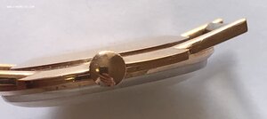 Золотые наручные мужские часы ПОЛЕТ. Золото 583 пробы.