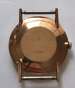 Золотые наручные мужские часы ПОЛЕТ. Золото 583 пробы.