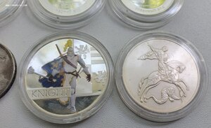 Мегалот серебра. Рубли,полтинники и др.