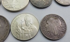 Мегалот серебра. Рубли,полтинники и др.