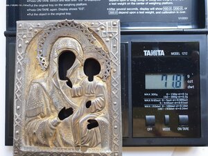Икона  Пресвятая Богородица серебро 84