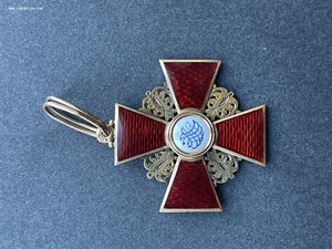 Знак ордена Святой Анны 2ст, IK
