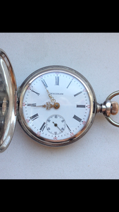 Серебряные часы WALTHAM