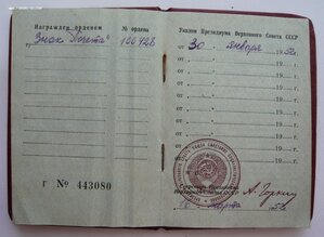 Много документов (Орденские книжки, удост. к медалям и др.)