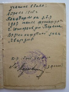 Много документов (Орденские книжки, удост. к медалям и др.)