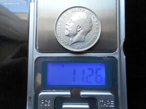 Один флорин Англия 1914г.