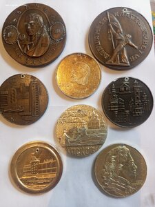 Настольные медали посвещённые городам