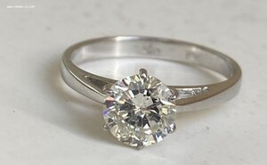 Новое кольцо с бриллиантом 1.02 сt недорого!!!