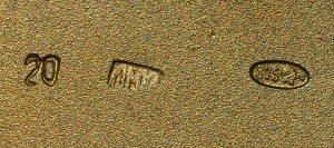 Красивый наградной Портсигар на ГЕРОЯ, серебро с позолотой