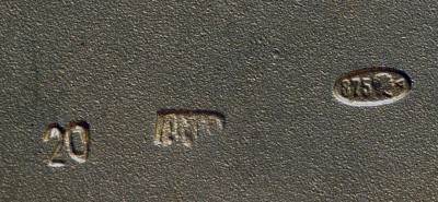 Красивый наградной Портсигар на ГЕРОЯ, серебро с позолотой