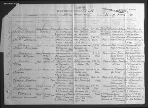 ОВ 2ст. № 910.391 на погибшего