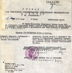 ОВ 2ст. № 664.193 ПЛАТИНАПРИБОР на танкиста. За Берлин.