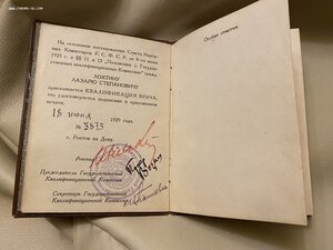 Св-во ВРАЧа____1929 г.