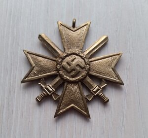 КВК Крест Военных Заслуг с мечами подвес