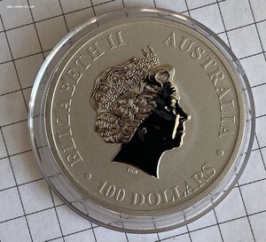 100 долларов 2011 Австралийский утконос платина .