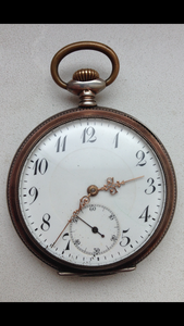 Карманные серебряные часы, Швейцария, precision, состояние