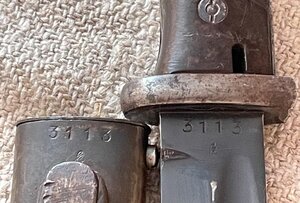 Штык нож К 98 парник на 1941 год asw