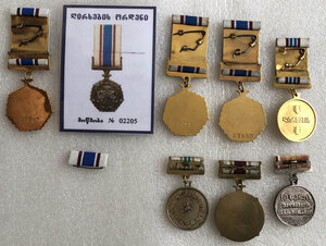 Орден,медаль Чести,орден В.Горгасали,за боевые заcлуги+