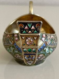 Ковш, Серебро 88, Эмаль, Фаберже