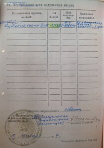 ОВ 2ст. № 191.688 платинаприбор с особым клеймом