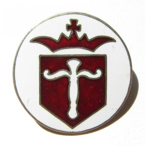 Знак.Финляндия.Серебро.Эмаль.Арбалет.1941 г.