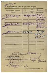 Слава 3ст. № 277.787 пулемётчик за 20 немцев