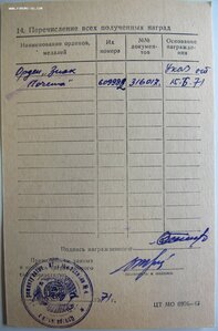 Почёт № 609.982 с доком. И копией наградного. Завод 402