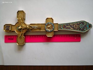 напрестольный крест 84. эмаль.