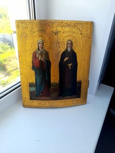 Именная Икона Святой Василий и Святая Анастасия.19  Красота