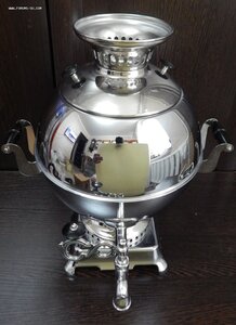 Новый Самовар Шар Электрический в КОРОБКЕ.5 л.1987г.рабочий.